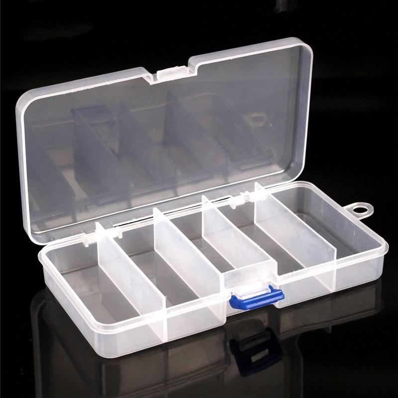 Plastic 5/10/15/24 Compartments Fishing Lure Bait Hook Tackle Storage Box Case Container