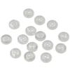 100Pcs 11MM Round Collar Buttons Clear White Ivory 4 Hole Pants  Sewing Crafts