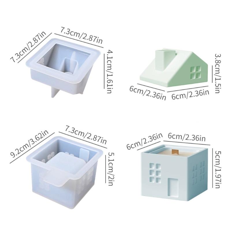 Food Grade Silicone Mold For Resin Candle DIY Crafts European Country Decors Jewelry Making Craft Tool