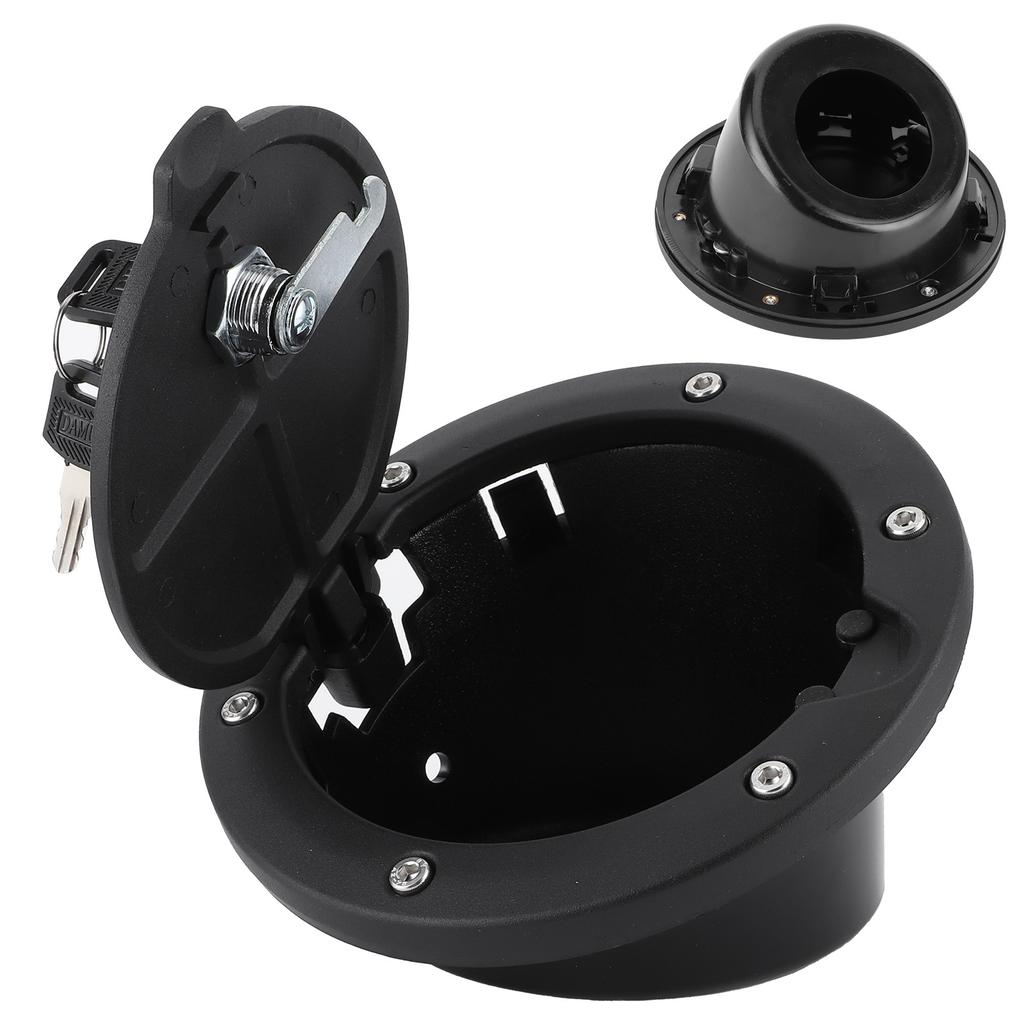 Fuel Tank Cap Locking Cover Lock with 2 Key Szzt04145 Fit for Jeep Wrangler 0718 2 4Doors