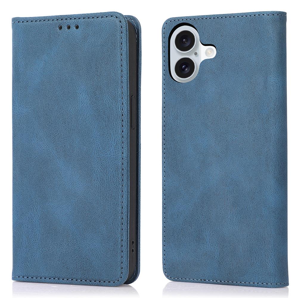 For iPhone 16 Case Wallet Magnetic Closing Leather Flip Phone Cover