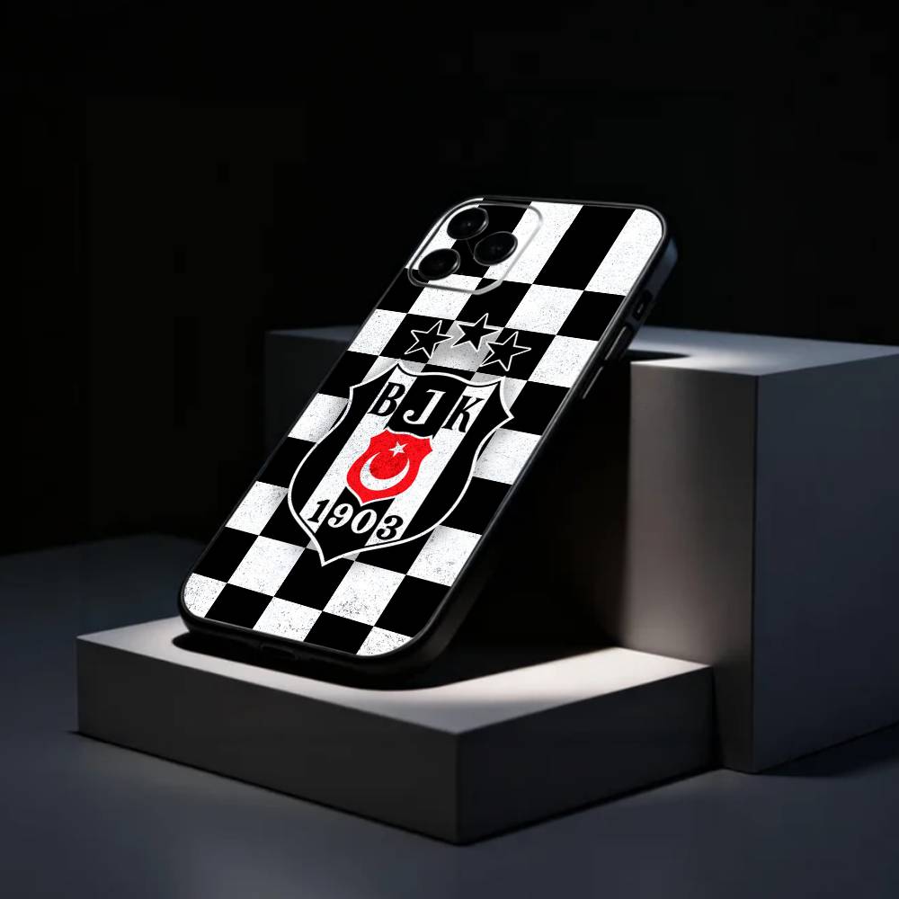 1 pièce F-Fashion B-Besiktas BJK Coque de téléphone Silicone Souple Pour IPhone 17 16 15 14 13 12 11 X XR Plus Pro Max Plus