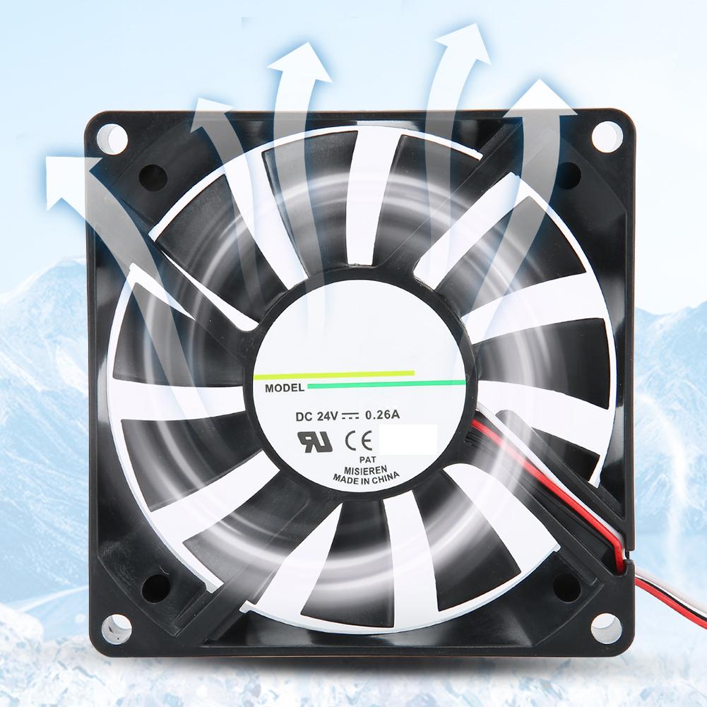 8cm 24V 0.26A Cooling Fan 4800RPM Cooler Heatsink for Mainframe Box South and North Bridge