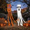 Wind Tube Flag Halloween Wind Flag Hanging Ghost Windsock Flag  Halloween Outdoor Decor