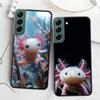Smiling Salamander Phone Case For Samsung Galaxy S22 S25 Ultra S21 S10 Plus S26 Edge S20 S23 S24 FE Cover Silicone Soft TPU