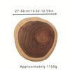 1 Pc Round Wooden Cutting Board, Exquisite Acacia Cheese Board, Reversible Round Meat Cutting Board, Kitchen Accessories