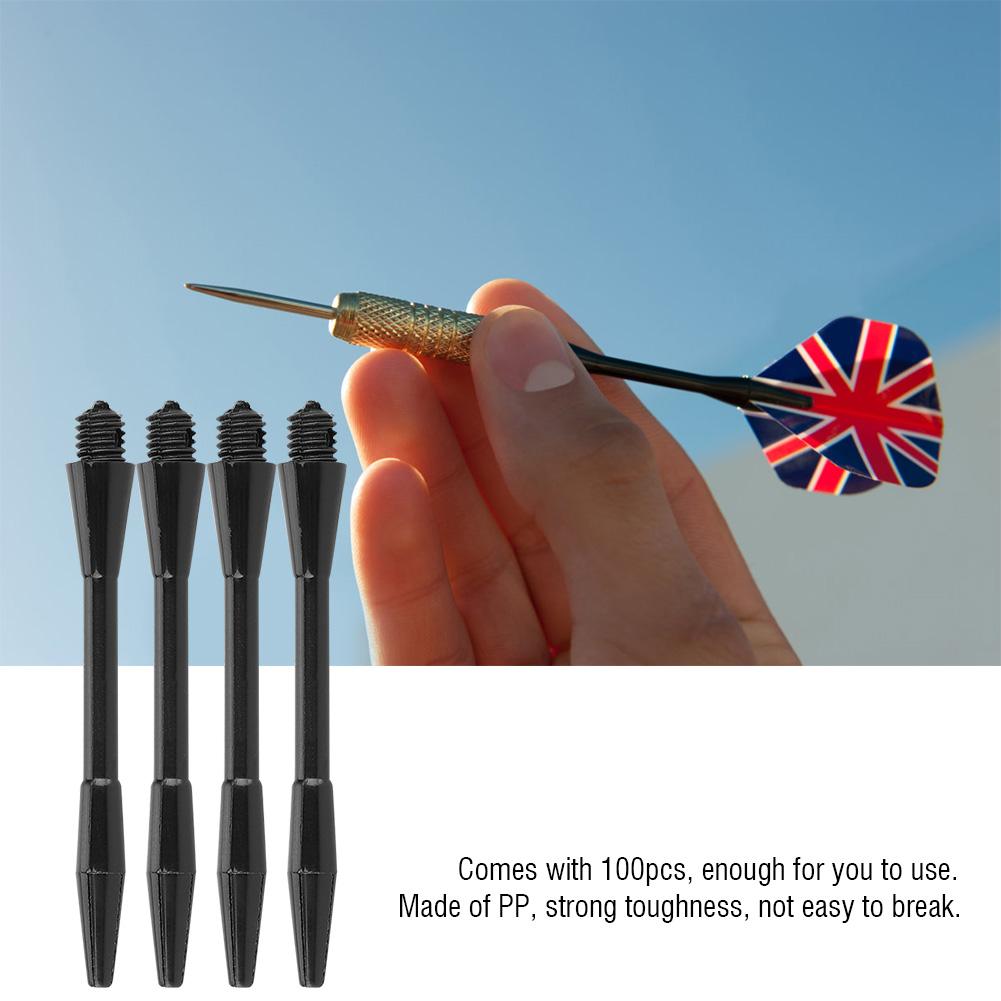 100 Stück Starke Robuste Dart Schäfte Stäbe Kunststoff PP Nylon Stange