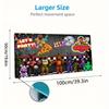 FNAF Freddy Color Mouse Pad Large Gaming Table Cushion Non-slip Laptop Tablet Big Mousepad XXL Mat Mini PC Playmat With Lock edge