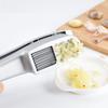 Multifunktionale manuelle Knoblauchpresse & Schneider 2 in 1 Haushalt Aluminiumlegierung Knoblauchzerkleinerer Hacker Gadget Küchenwerkzeug Zubehör