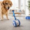 Automatic Obstacle Sensing Toy Electric Rolling Dog Ball Toy, Motion-Activated Random Path Moving with Self for Indoor Pets Rope, Interactive