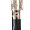 Pristine Dupont fountain pen Wild West 198/1500 Black Silver K14 mens Used