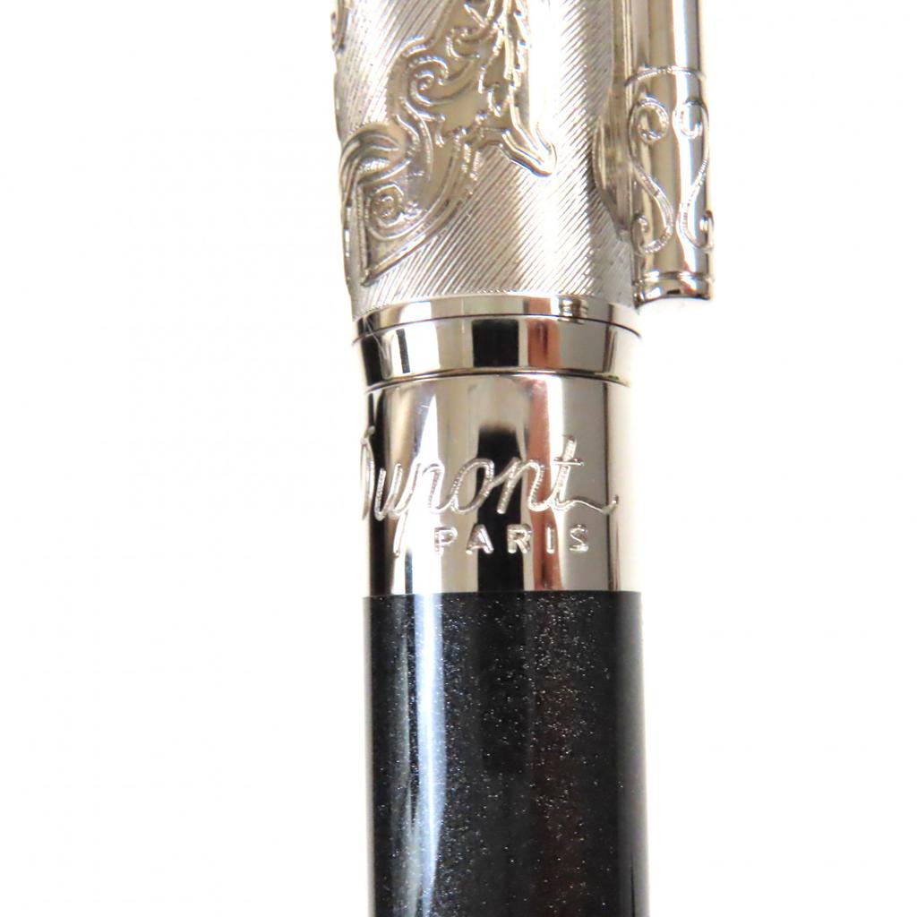 Pristine Dupont fountain pen Wild West 198/1500 Black Silver K14 mens Used