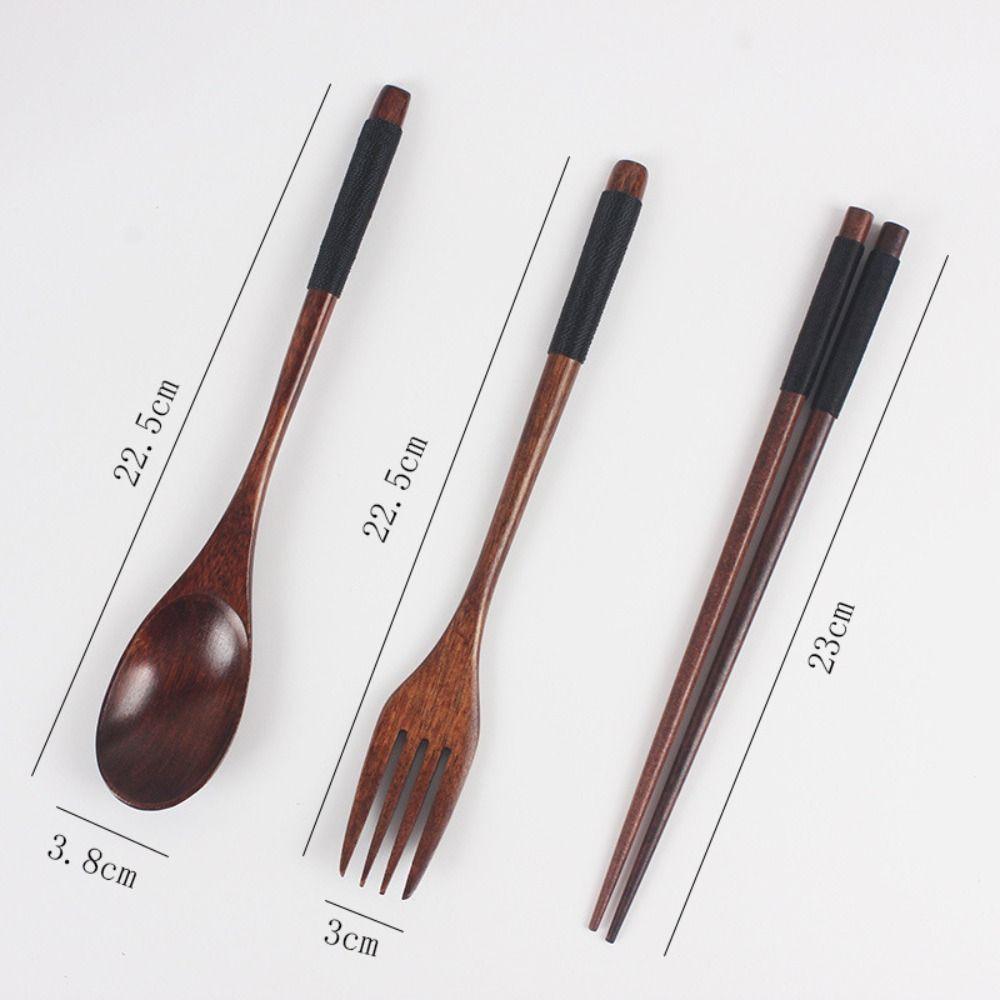 Handmade Wooden Spoon Natural Rice Soups Spoon High Quality Dinnerware Cutlery  Kitchen Accessories