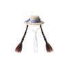 with Elastic Strap Double Braids Hat Adjustable Bird Wig Cap Creative Hamster Knitted Hat  Party