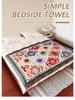 Bohemian Cotton Jacquard Throw Blanket and Bed Runner for Home or Hotel.