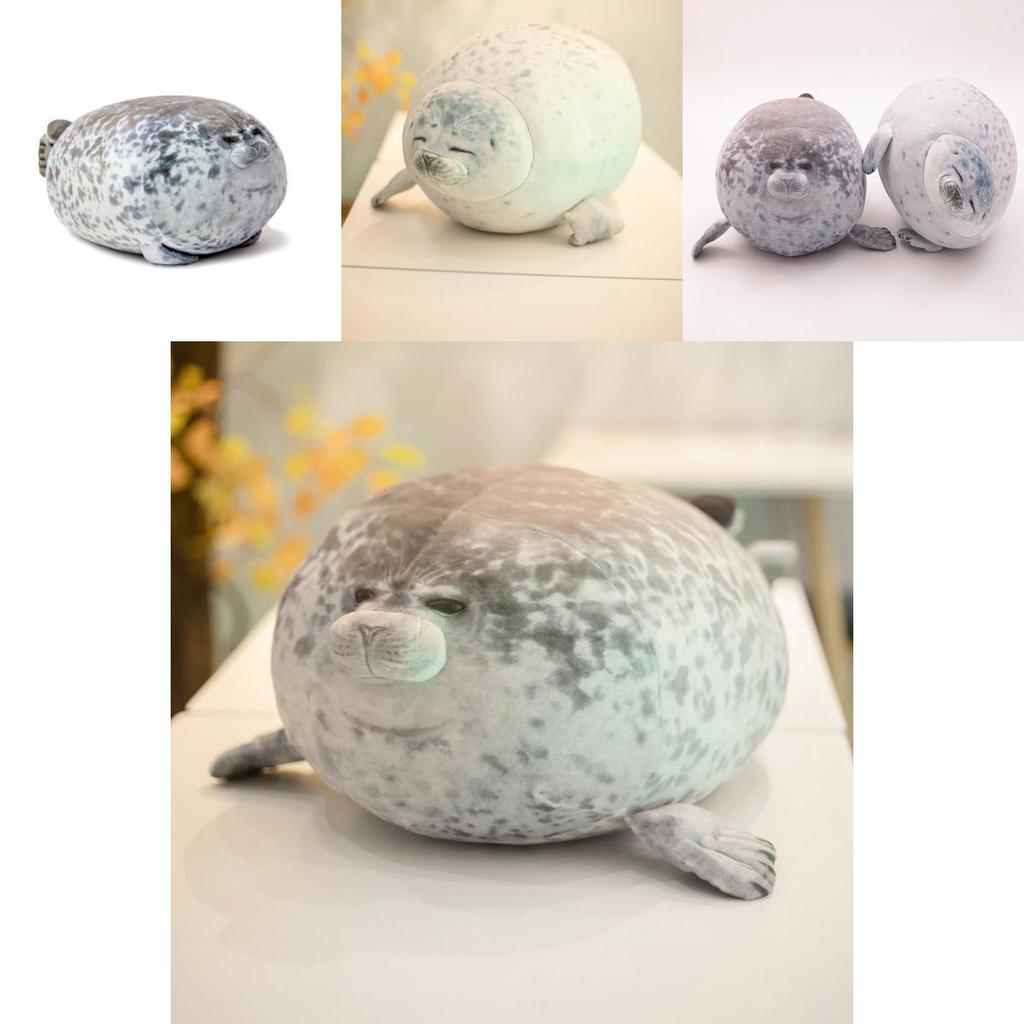 Large Chubby Blob Seal Plush Toy Animal Pillow Pet Soft And Cute Ocean Stuffed Doll Gift