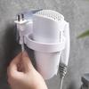 Rack Hair Holder Shelf Wall Dryer Mounted Organizer