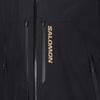 SALOMON Peak Gtx Fashion Letter Waterproof Hooded Long Sleeve Jacket Men Jackets Black C30066