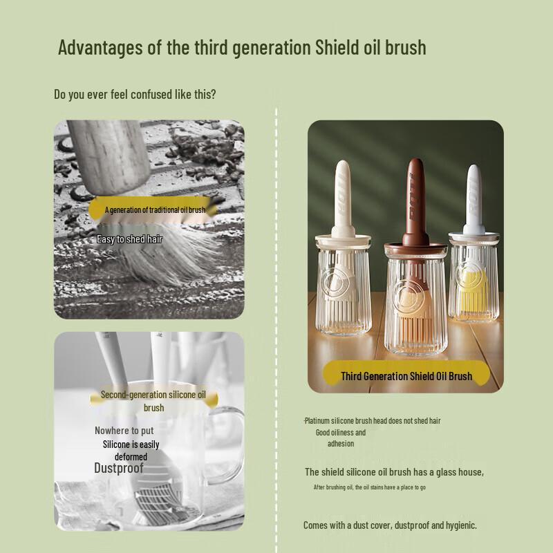 Bayje Silicone Oil Brush with Bottle