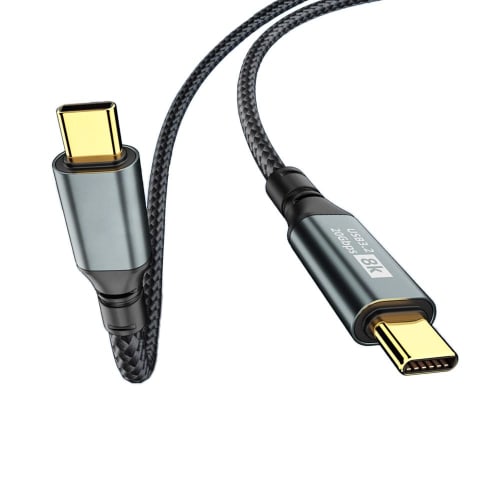 

Кабель USB C 3M Type-C для зарядки [совместимый с PD, быстрая зарядка 100 Вт/стандарт USB 3.2 Gen2*2, передача данных 20 Гбит/с] USB-C на USB-C, сверхбыстрая зарядка 8K/