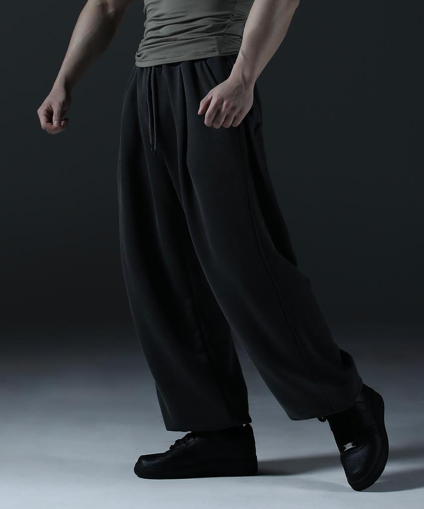 CARMID Wide Pigment Big Logo Jogger Pants [Charcoal]