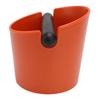 Coffee Knock Box ABS Coffee Dump Bin Round Coffee Ground Container for Semi Automatic Coffee Machine Orange