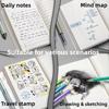 New Pocket A6 Notebook Thickened 256 Pages 128 Sheets Small Notepad Kraft Paper Cover Inner Pages Note Book