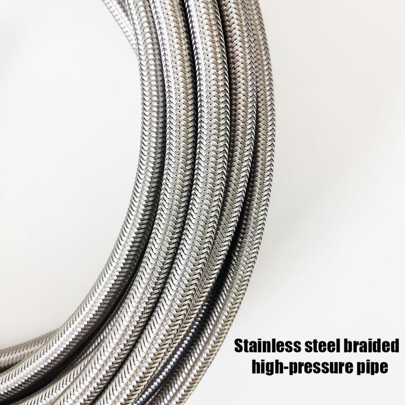 Braided Steel PTFE High Temperature Corrosion Resistant Hose Engine Vanos Oil Line Turbocharger Oil Supply Line