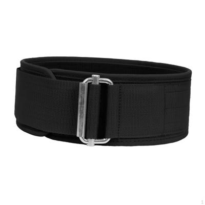 Weight Lifting Belt Fitness Waist Adjustable Protection Waistband Metal Buckle for