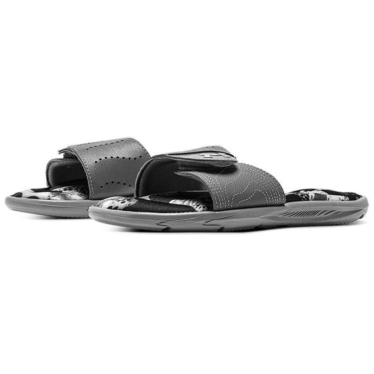 Under Armour Ignite VI Graphic Flip Flops Women Footwear Steel-Gray 3023767-103