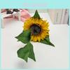 Sunflower Artificial Plant With Rain Flower Stones For Home Decor And Wedding Centerpieces