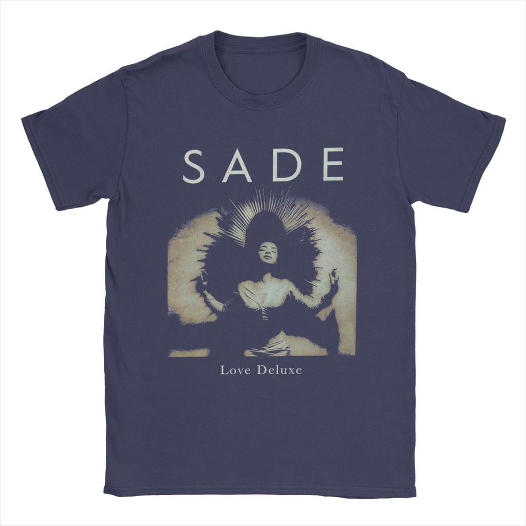 Funny Loves Deluxe Sades T-Shirts for Men Crewneck Pure Cotton T Shirt Short Sleeve Tee Shirt Printing Tops