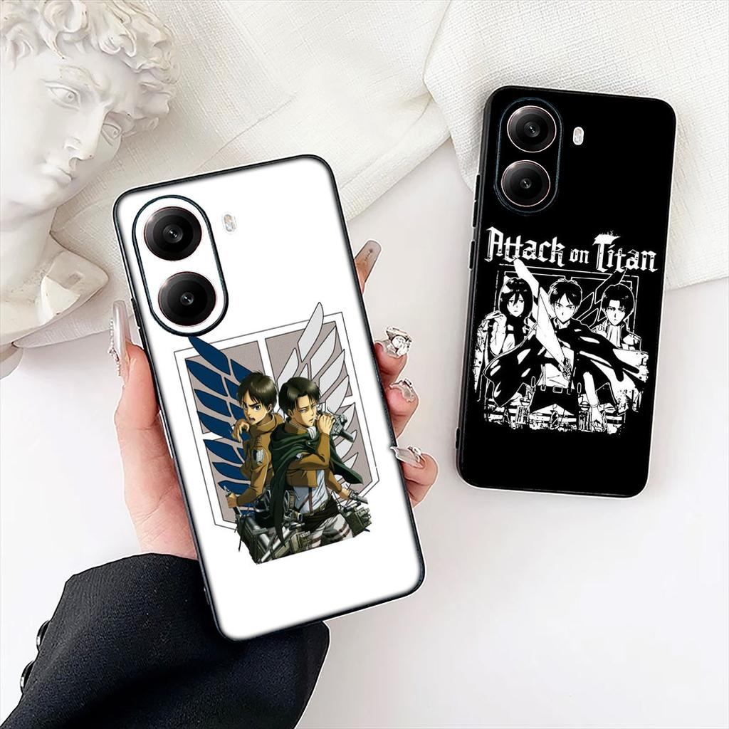 Jaeger levi Attack on titan Eren Phone Cover for Samsung Galaxy A06 A05 A14 A50 A51 A52 A12 A13 A23 A70 A07 A25 A26 A72 A56 Case