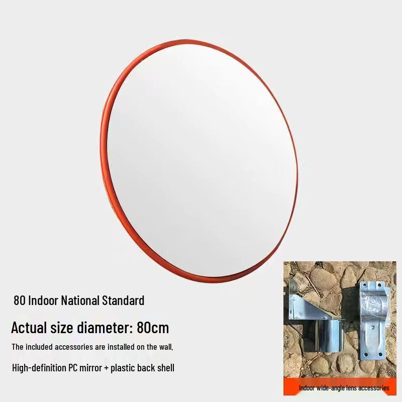 Miroir de circulation grand angle: Miroir Convexe Extérieur/Intérieur pour la Sécurité Routière et l'Antivol, Parfait pour les Coins de Garage