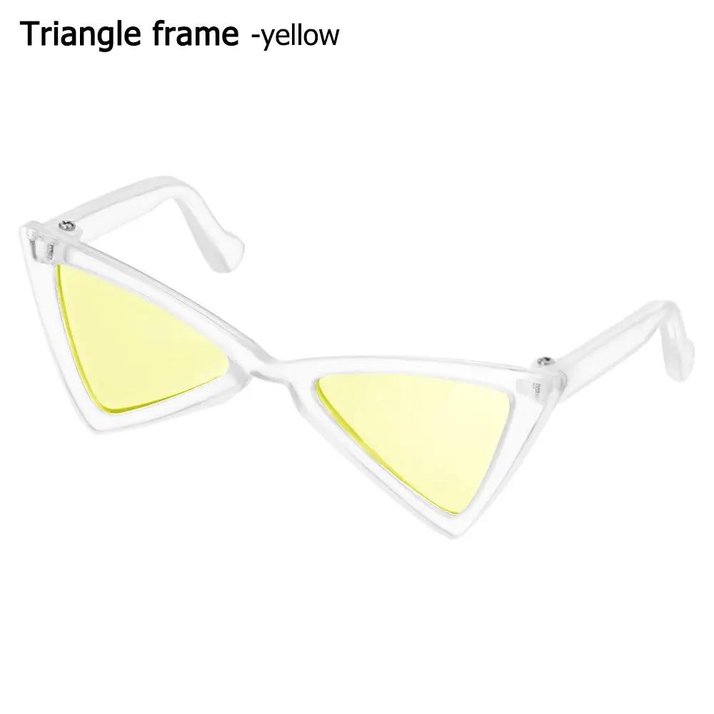Pet Accessories Triangle Frames Mirror Multicolor Dog Sunglasses Pet Eyeglasses Square Glasses Cat Glasses
