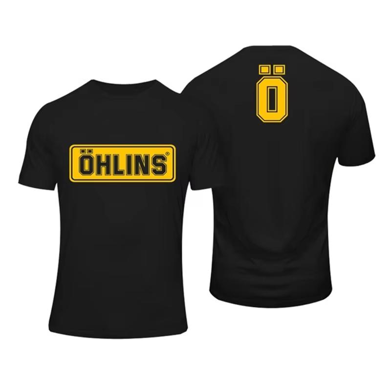 Amazing Men's T-shirt Ohlins Shock Suspension Car Motorcycle Sport Racing T Shirt Summer Casual Men Women Short Sleeve Tees