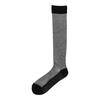 NAIGAI Comfort Leg-Flattering Stocking Socks - Glossy Finish, Cotton Sole + Mesh, Knee-Length, Women's (Black, 23-25cm)