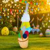 2.1M/6.8FT Easter Festival DIY Decoration Inflatable Model Rabbit carrying basket holiday Garden Yard Outdoor LED Light Decor