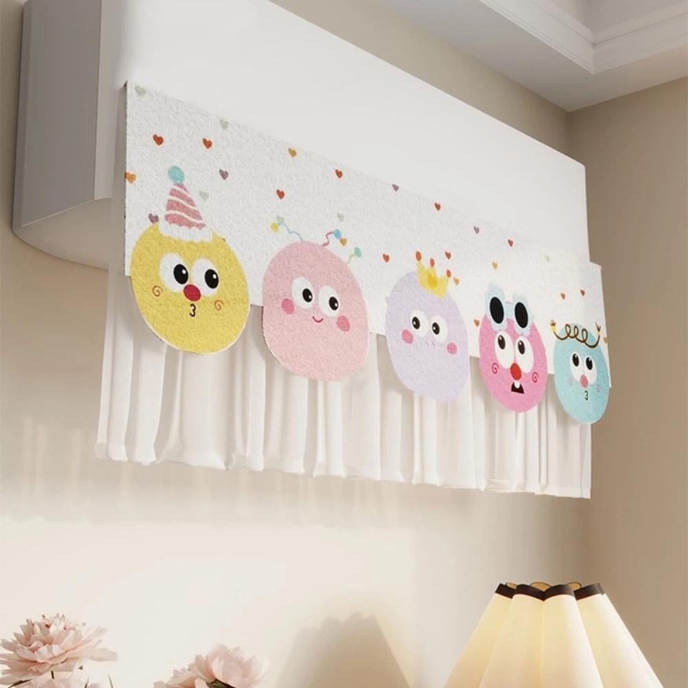 Anti-Direct Blowing AC Wind Deflector Curtain Self-Adhesive Air Outlet Cover  Bedroom