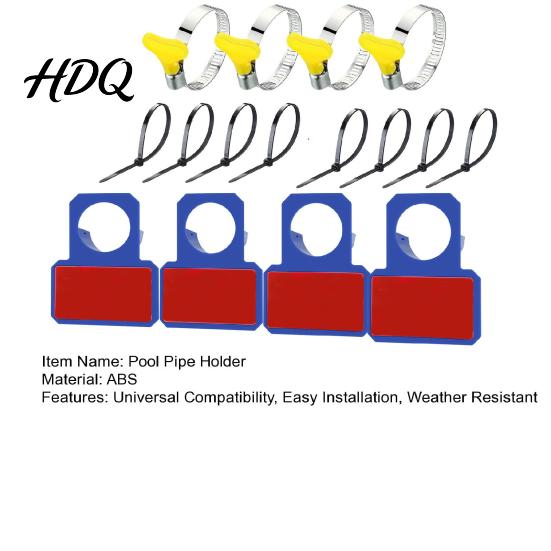 Pool Hose Holder for Above Ground Pools Swimming Pipe Holders Prevent Sagging Support Bracket Weather Resistant with Clamps Accessories
