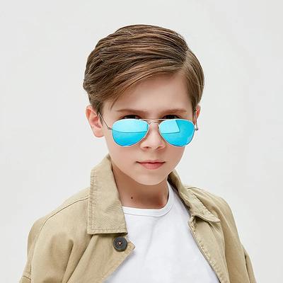Gafas De Sol Vintage Retro Luxurious Kids Sunglasses UV400 Eye Protection Children Outdoor Use Riding Sun Eyeglasses Sunglasses for Boys Girls
