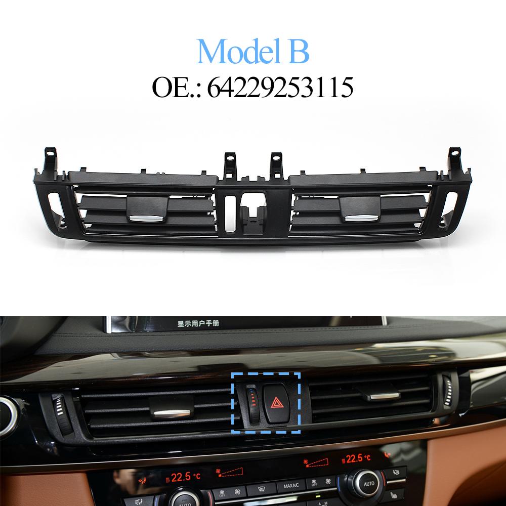 Car Front Middle Air Conditioner AC Vent Grille Outlet Panel Cover For BMW X5 X6 M F15 F16 F85 F86 64229252648 64229253115