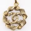 CHANEL COCO Mark Necklace vintage Plated Gold 7.5g Women Used
