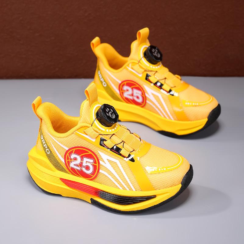 Boys' Mesh Breathable 2025 Running Shoes - Lightweight, Soft Sole, and Wear-Resistant for Casual Wear.