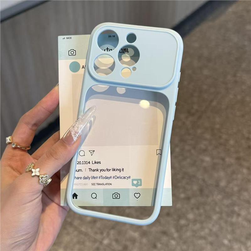 High Value Two-color Second Change 17 Suitable for Apple 16 Pro Large Window Mobile Phone Case 15/13/14 Soft 12 Protective Case
