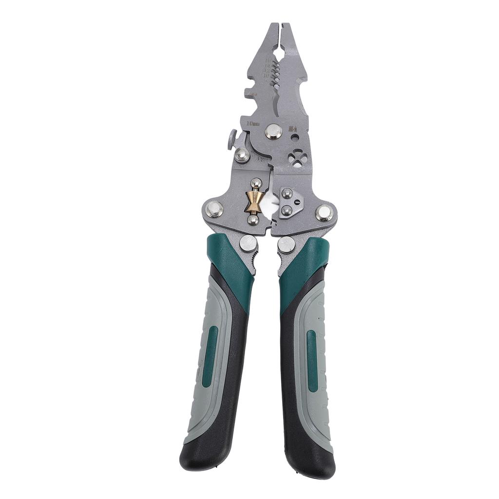16 in 1 Foldable Wire Stripper Multifunctional Wire Stripping Plier Cable Cutter Crimper Tool for