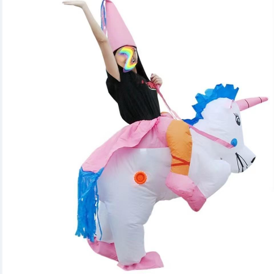 Cartoon Character Parent-Child Inflatable Costume for Holiday Parties