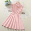Cute Girls Summer Princess Dress Stylish Sleeveless Vest Dress Versatile Kids Casual Party Wear Clothing For Little Children