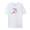Cotton Breathable Childrens Tshirt 2026 Summer New Cute Melody Printed Parent Child Wear Unisexs and Womens Short Sleeves