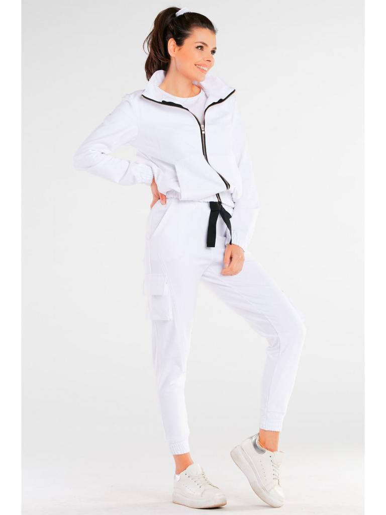 Cargo Sweatpants, White L/XL